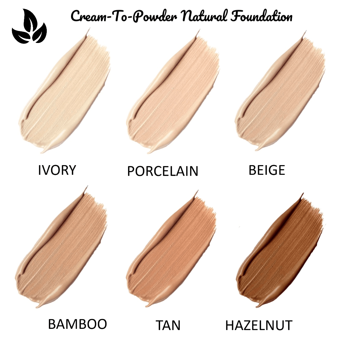 Cream-To-Powder Natural Foundation (HAZELNUT) (25g, 0.9oz.)